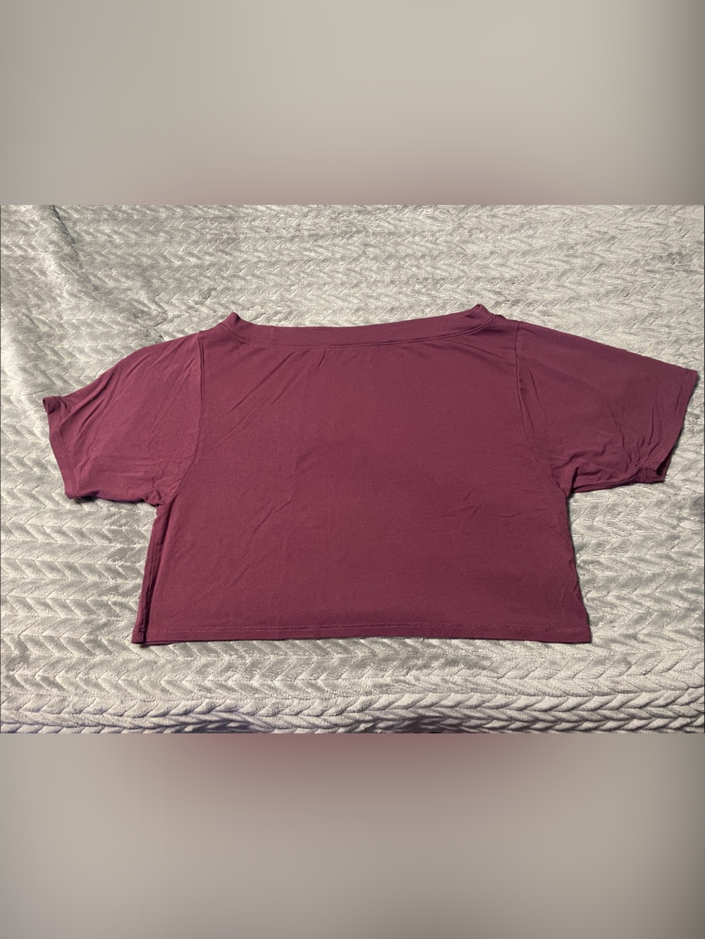 Garage Women's Short Sleeve Tee in Plum